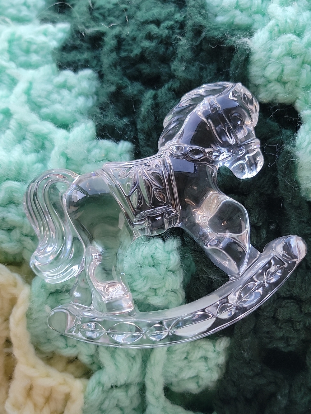 Princess House Crystal Rockinghorse - Picture 3 of 5